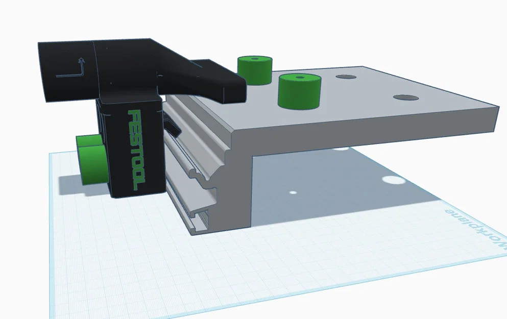 Phụ kiện hút bụi kẹp bàn cho bàn làm việc đa năng Festool MFT/3 - Image 4