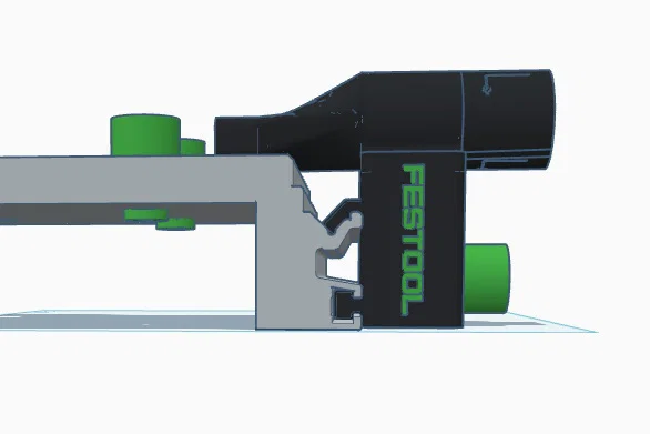 Phụ kiện hút bụi kẹp bàn cho bàn làm việc đa năng Festool MFT/3 - Image 5