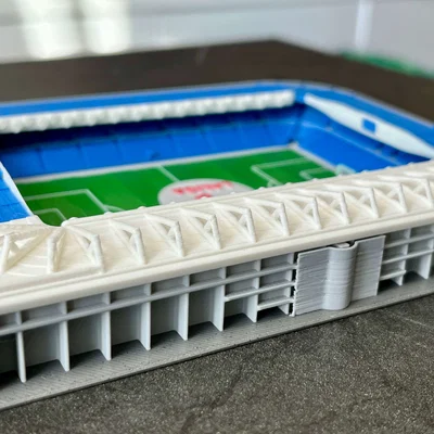 Mô hình Sân vận động Mendizorrotza - Deportivo Alavés - Tây Ban Nha