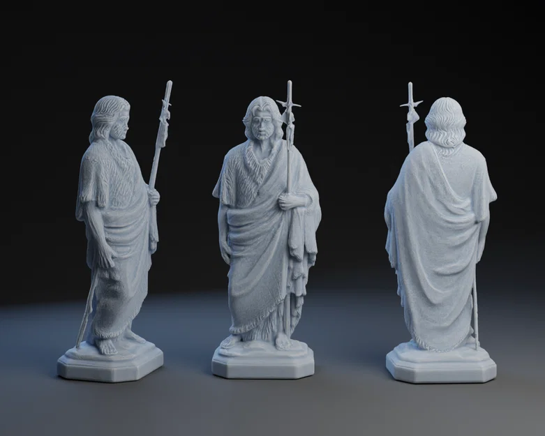 Mô hình 3D Thánh Gioan Tẩy Giả (Saint John the Baptist) chất lượng cao - Image 1
