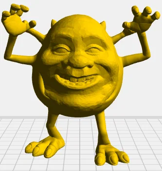 Mô hình 3D Shrek Wazoski ngộ nghĩnh cho người yêu thích sự độc lạ - Image 1