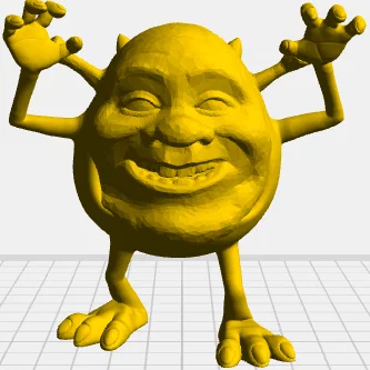 Mô hình 3D Shrek Wazoski ngộ nghĩnh cho người yêu thích sự độc lạ