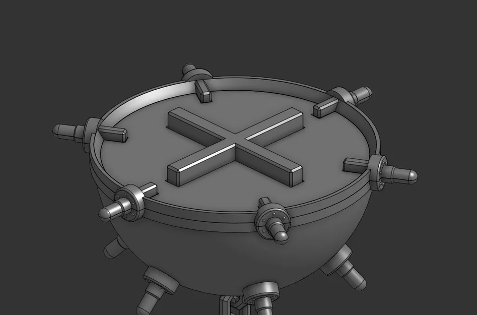 Mô hình Mìn Biển Trôi Nổi Trang Trí Hồ Cá - Image 4