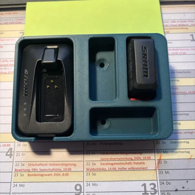 Khay treo tường SRAM AXS 3D - Giải pháp lưu trữ pin và sạc gọn gàng