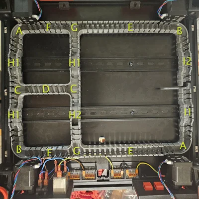 Bản Remix ống đi dây điện cho máy in Voron 2.4 300mm