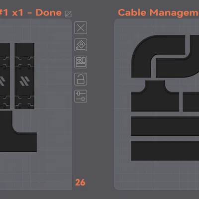 Bản Remix ống đi dây điện cho máy in Voron 2.4 300mm