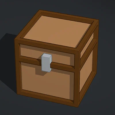 Mô hình rương Minecraft (Minecraft Chest) trang trí để bàn cực chất