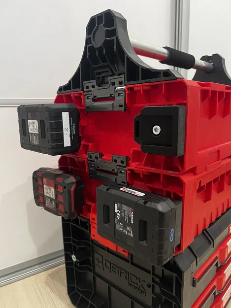 Ngàm gắn pin Parkside lên hộp dụng cụ Qbrick - Image 5