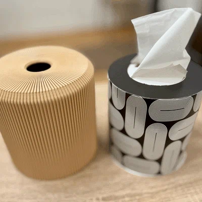 Hộp đựng khăn giấy tròn (Tissue box round)