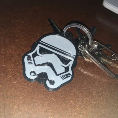 Móc khóa Stormtrooper in 3D phong cách Star Wars độc đáo