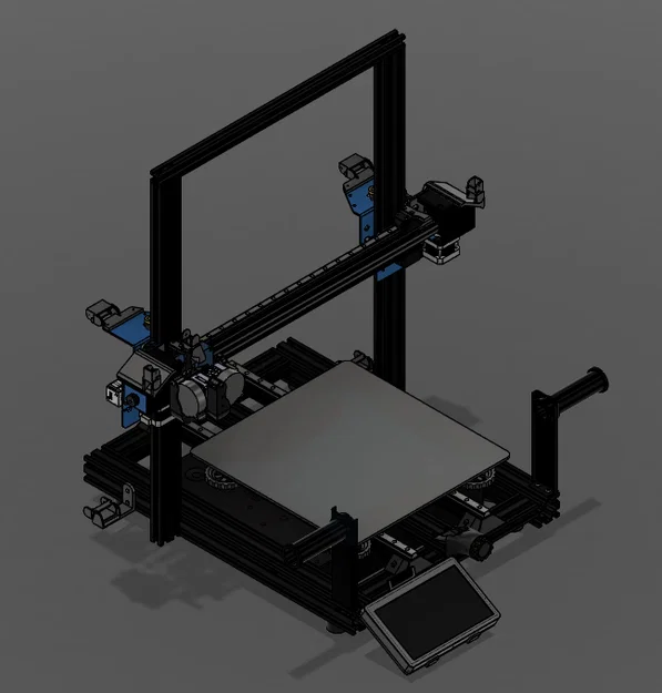 Mô hình CAD chi tiết cho máy in 3D Sovol SV04 - Image 1