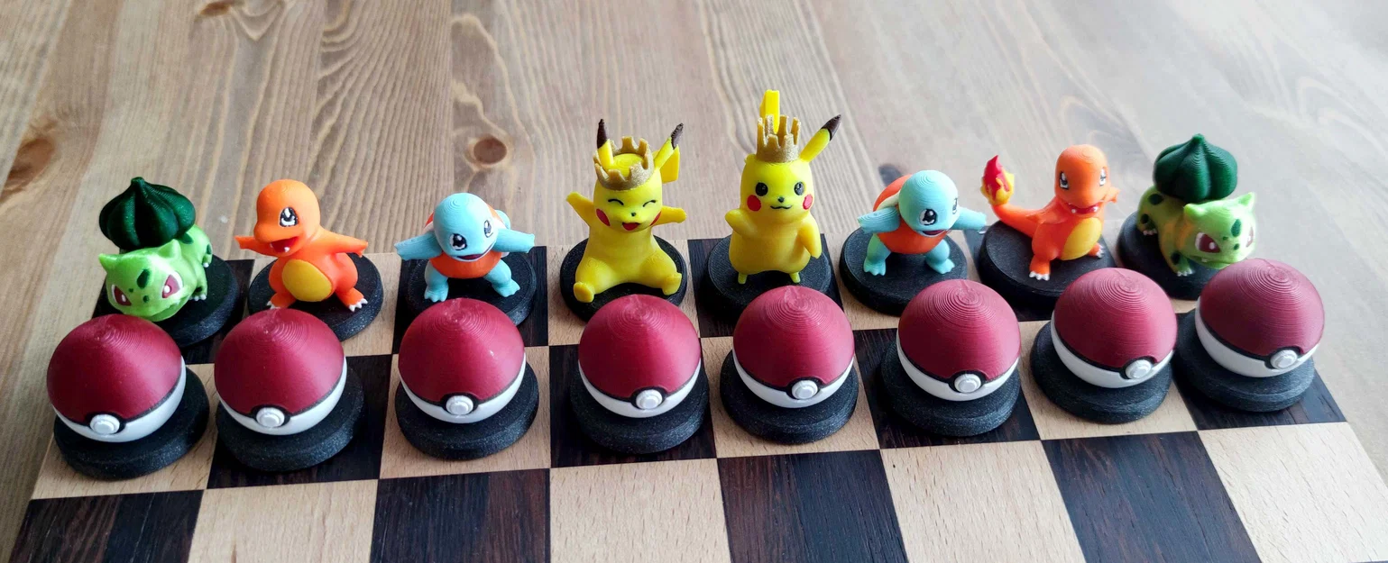 Bộ cờ vua Pokemon MMU in 3D: Thiết kế độc lạ cho người đam mê - Image 3
