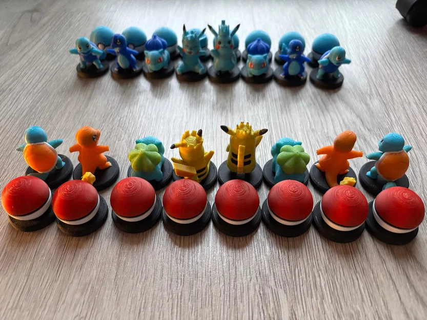 Bộ cờ vua Pokemon đa sắc màu - Image 4