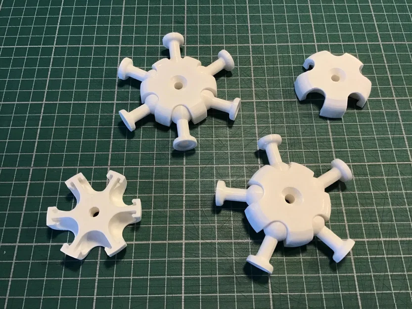 Geodesic Dome Hubs - Các khớp nối mái vòm geodesic từ hubsTM - Image 1