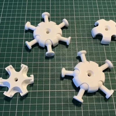 Geodesic Dome Hubs - Các khớp nối mái vòm geodesic từ hubsTM