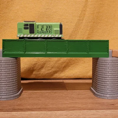 Cầu trụ đá cho đường ray gỗ - tương thích với Brio, IKEA, LIDL