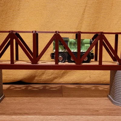 Cầu trụ đá cho đường ray gỗ - tương thích với Brio, IKEA, LIDL