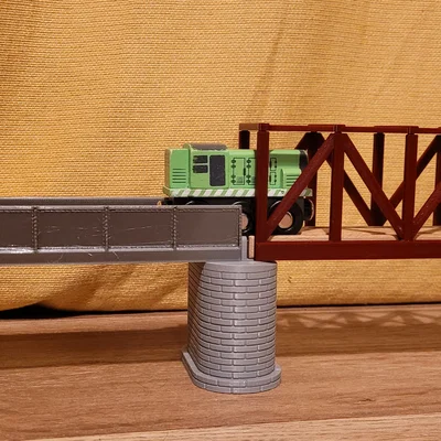 Cầu trụ đá cho đường ray gỗ - tương thích với Brio, IKEA, LIDL