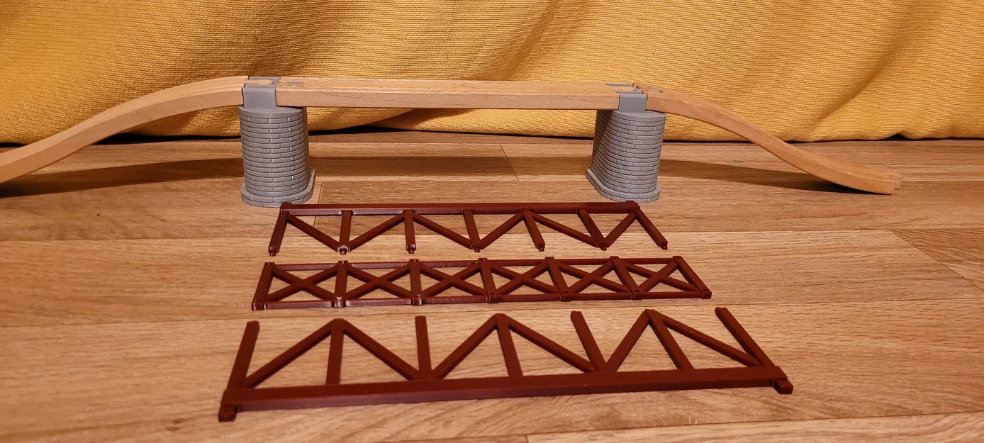 Cầu trụ đá cho đường ray gỗ - tương thích với Brio, IKEA, LIDL - Image 6