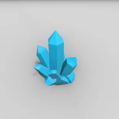 Mô hình tinh thể Crystal 3D đẹp mắt cho trang trí góc làm việc