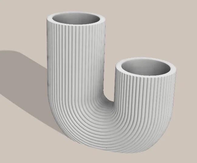 Bình hoa dáng chữ U (U-shaped Vase) - Image 2