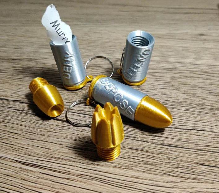 Móc khóa mô hình đạn 9mm (tỉ lệ 200% - Đồ chơi) - Image 1