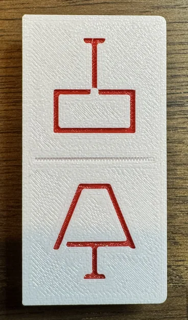 Nút bấm tùy chỉnh cho Shelly BLU Wall Switch 4 - Image 1