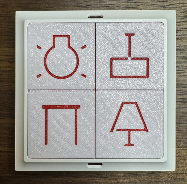 Nút bấm tùy chỉnh cho Shelly BLU Wall Switch 4 - Image 3