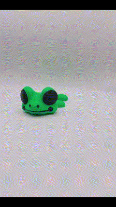 Mô hình ếch cử động linh hoạt 3D (Articulated Frog) không cần support - Thumbnail 1