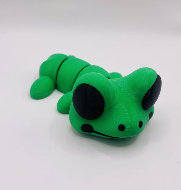 Mô hình ếch cử động linh hoạt 3D (Articulated Frog) không cần support - Image 3