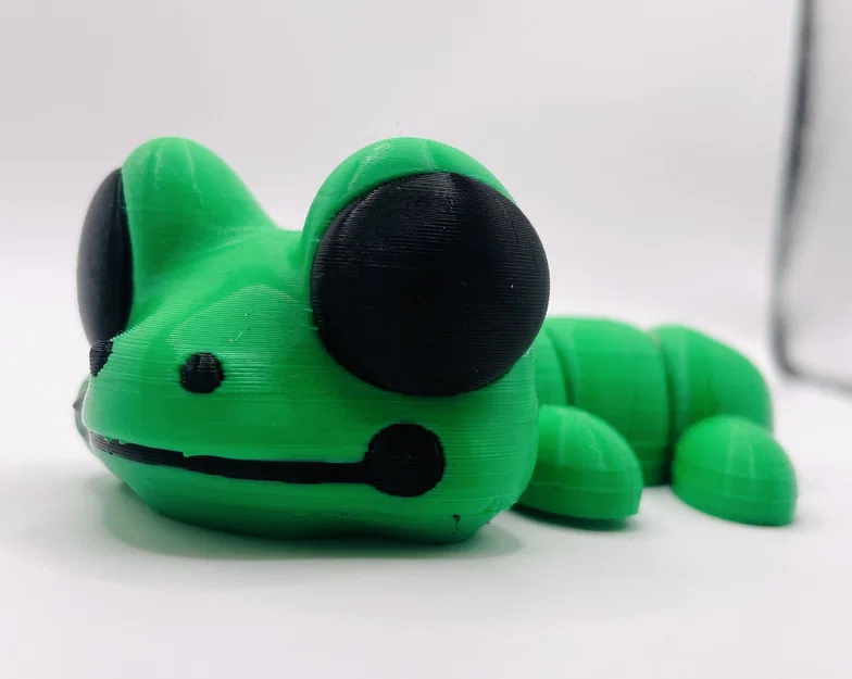 Mô hình ếch cử động linh hoạt 3D (Articulated Frog) không cần support - Image 4