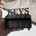 Giá treo chìa khóa gắn tường kèm kệ nhỏ tiện lợi - Thumbnail 1