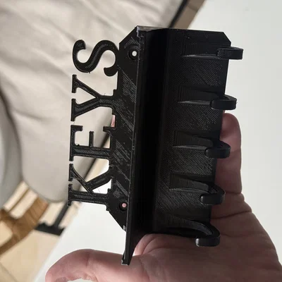 Giá treo chìa khóa gắn tường kèm kệ nhỏ tiện lợi