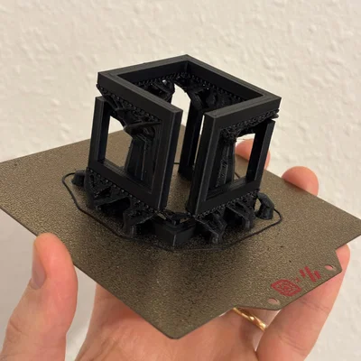 Infinity Cube (Khối lập phương vô tận) - Mẫu in 3D trang trí độc đáo
