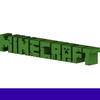 Mô hình logo Minecraft 3D - Phụ kiện trang trí tuyệt vời cho game thủ