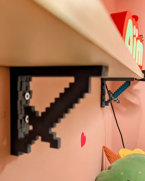 Giá đỡ kệ hình kiếm Minecraft - Image 2