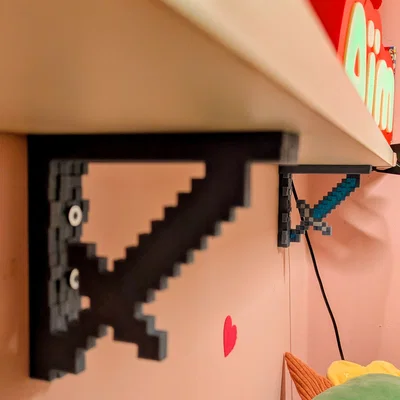 Giá đỡ kệ hình kiếm Minecraft