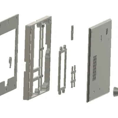 Khung Trạm Dự Báo Thời Tiết E-Ink