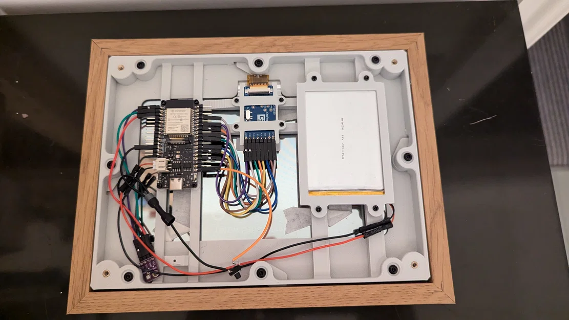 Khung Trạm Dự Báo Thời Tiết E-Ink - Image 4