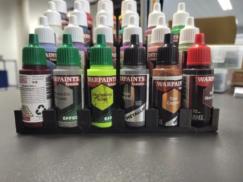 Giá đỡ 22 hũ màu và cọ vẽ cho Army Painter (đường kính 2,5 cm) - Image 2