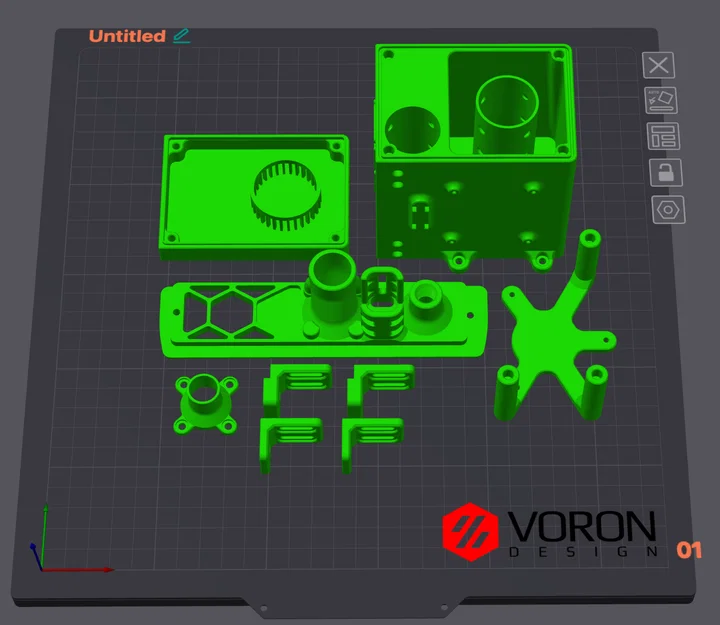 Bộ giảm âm Mammoth-3D CPAP v1.35 cho Voron 2.4 / Voron Trident - Image 4