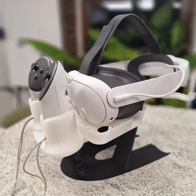 Giá đỡ Meta Quest 3: Giải pháp để kính VR và tay cầm gọn gàng