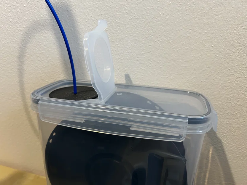 Hộp bảo quản nhựa in 3D Filament Dry Box tích hợp đo độ ẩm - Image 3