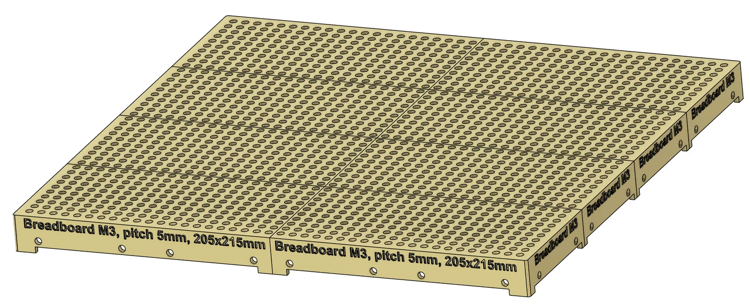 Open Breadboard M3 (nhiều kích thước, chuẩn quang học) - Image 6