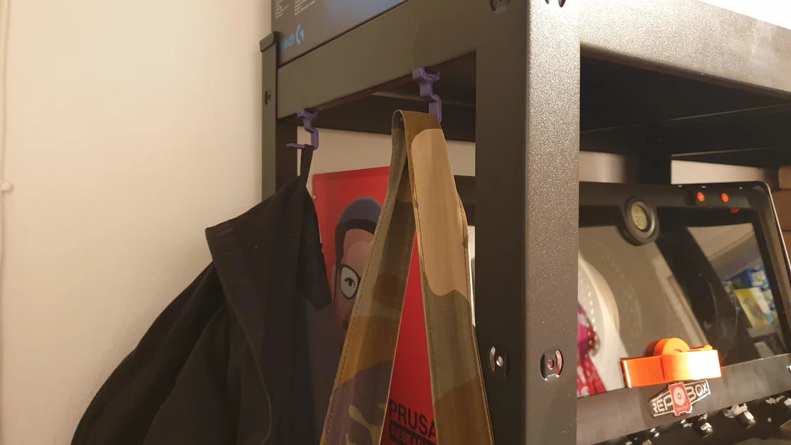 Móc treo đồ thông minh cho kệ sắt Ikea Bror - In 3D tiện ích - Image 1