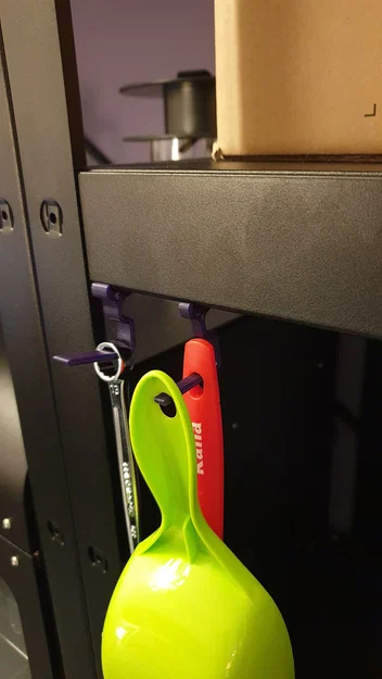 Móc treo đồ thông minh cho kệ sắt Ikea Bror - In 3D tiện ích - Image 2