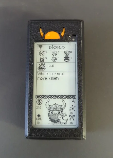 Vỏ case Bjorn the Cyberviking (Pi Zero 2 W + Waveshare v4) - Image 1