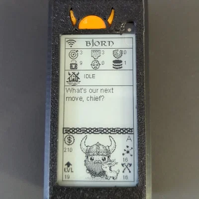 Vỏ case Bjorn the Cyberviking (Pi Zero 2 W + Waveshare v4)