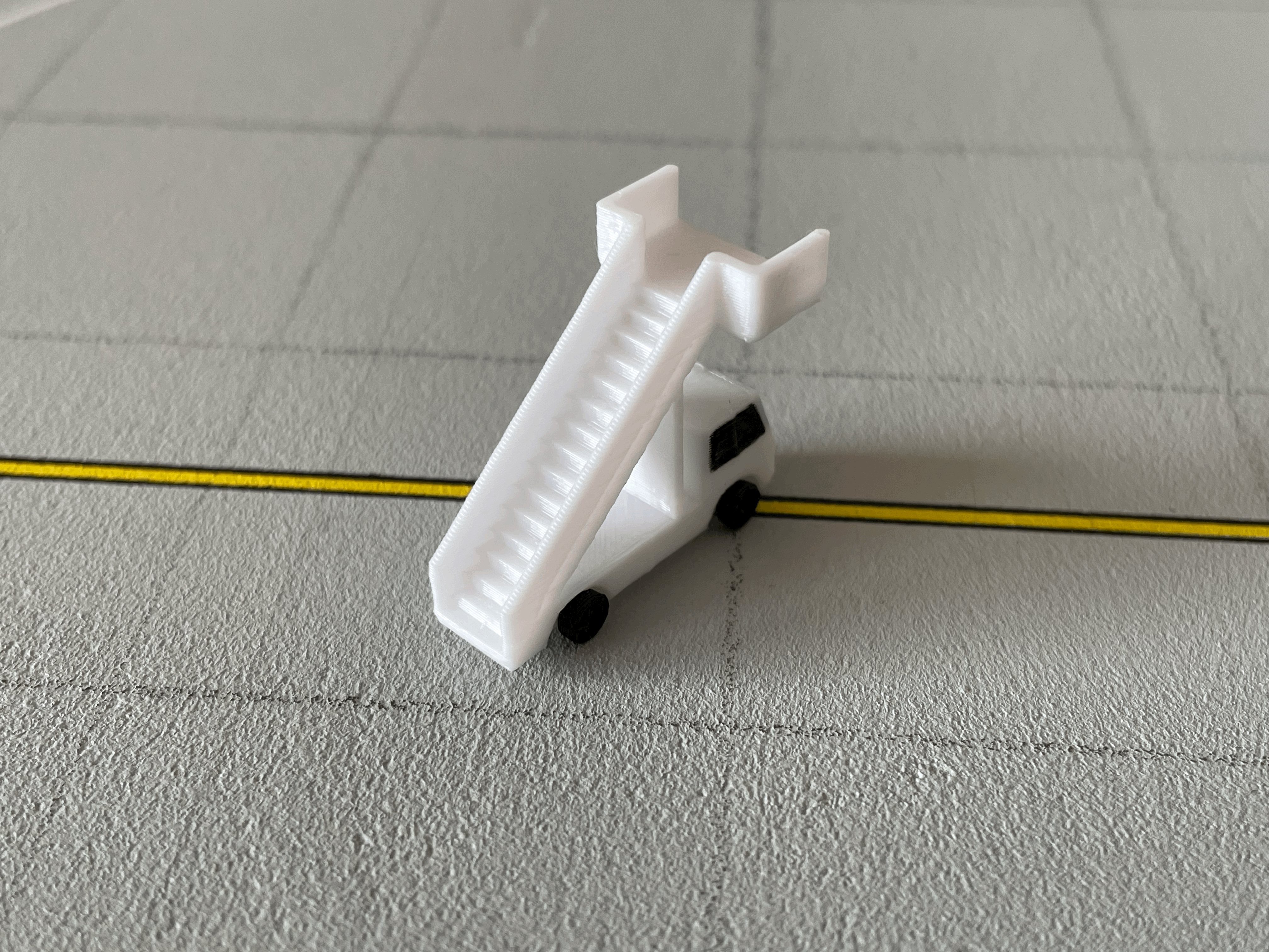 Cầu thang sân bay tỉ lệ 1:200 cho mô hình sân bay