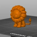 Mô hình chú sư tử con Kawaii đáng yêu cho máy in 3D - Thumbnail 2